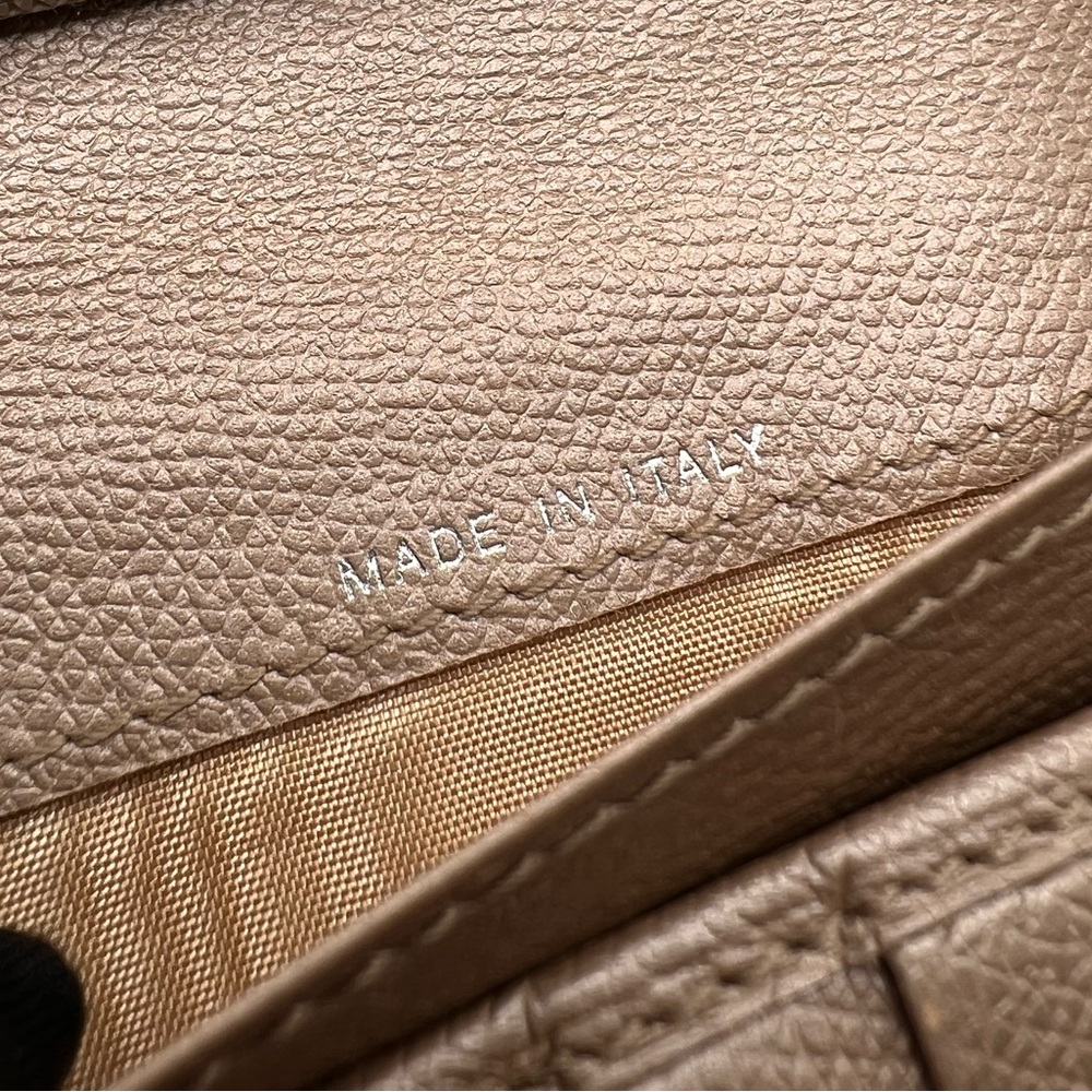 Authentic CHANEL CC Champagne Beige Leather Bifold Long Wallet - Picture 8 of 13